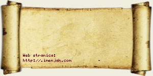 Andjelina Jankelić vizit kartica